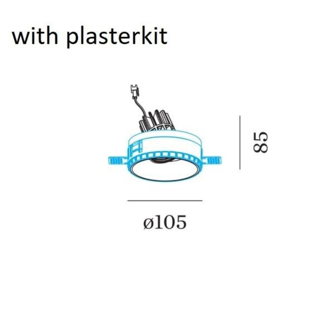 Spot encastré Deep Adjust Trimless 1.0 LED