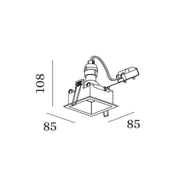 Inbouwspot Plano IP44 1.0 PAR16