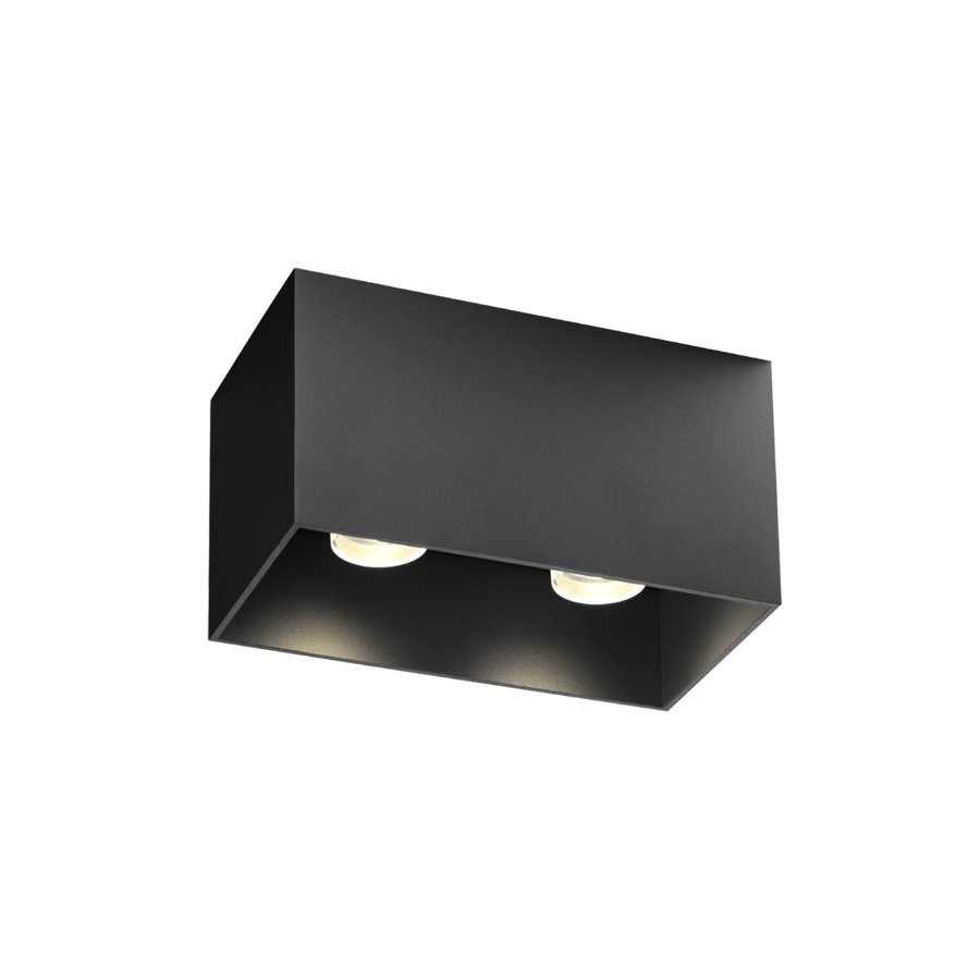 Lampadaire LED DOUBLE SQUARE 195cm 5W argenté