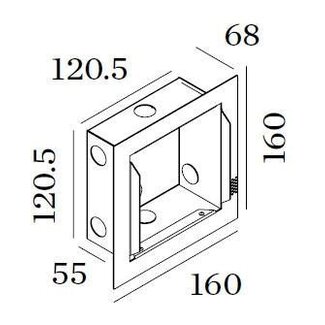 Wever & Ducré ORIS 1.3 Recessed housing