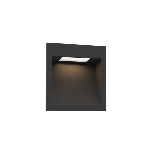 ORIS WALL 1.3 LED recessed fitting black