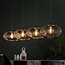 Hanging lamp 4x Ø35 disk wire copper twist