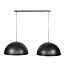 Hanging lamp 2x Ø60 Dome