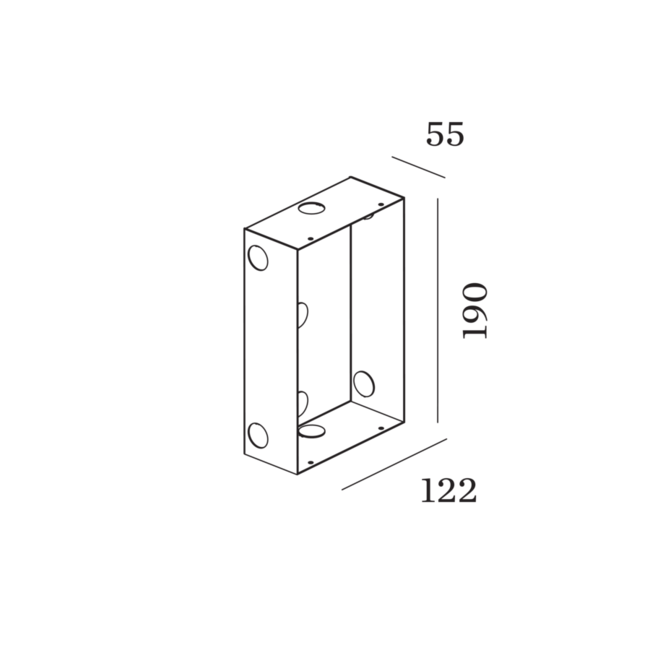 ORIS 2.0 Built-in concrete housing