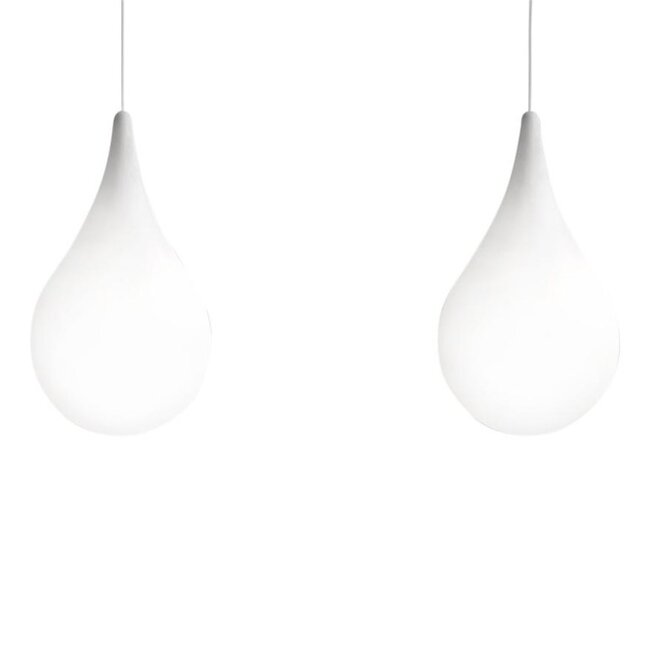 Liquid Light Drop 2 Petite suspension Blanc