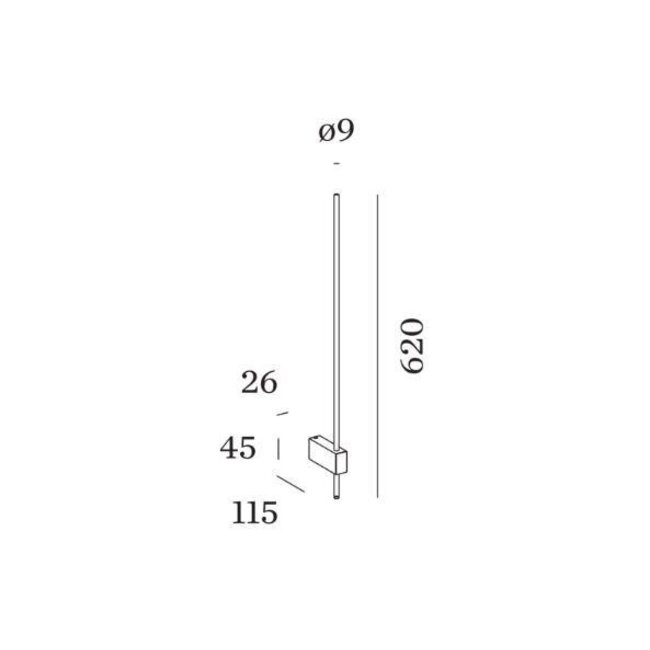 LED Wall lamp FINLIN 1.0