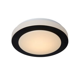 Lucide DIMY - Plafonnière Badkamer - Ø 28,6 cm - LED Dimb. - 1x12W 3000K - IP21