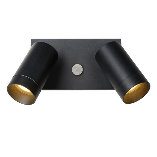 Lucide TAYLOR - Wandspot Buiten - 2xGU10 - IP44 - Zwart - 09831/02/30 Lucide TAYLOR - Wandspot Buiten - 2xGU10 - IP44 - Zwart - 09831/02/30