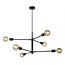 LESTER - Ceiling light - 6xE27 - Black - 21424/06/30