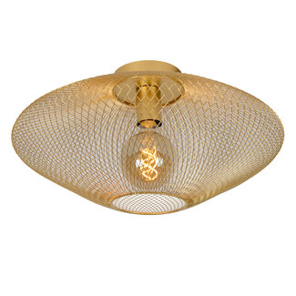 Lucide MESH - Ceiling light - Ø 45 cm - E27 - Matt Gold/ Brass - 21123/45/02