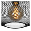 MESH - Ceiling light - Ø 45 cm - E27 - Black - 21123/45/30