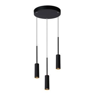 Lucide TUBULE - Suspension - Ø 26 cm - 3x7W 2700K - 24401/21/30