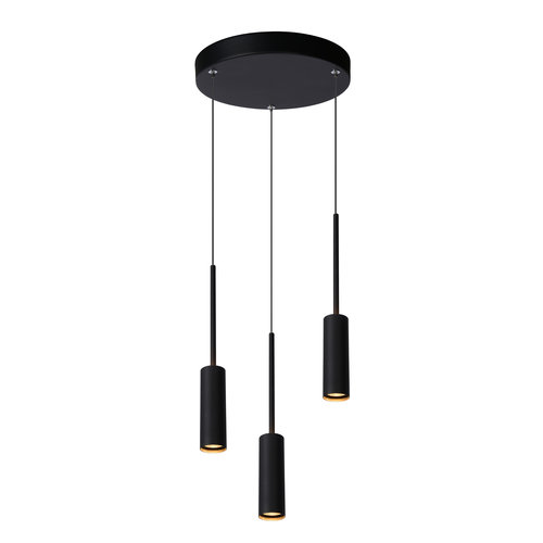 Lucide TUBULE - Hanglamp - Ø 26 cm - 3x7W 2700K - 24401/21/30 Lucide TUBULE - Hanglamp - Ø 26 cm - 3x7W 2700K - 24401/21/30