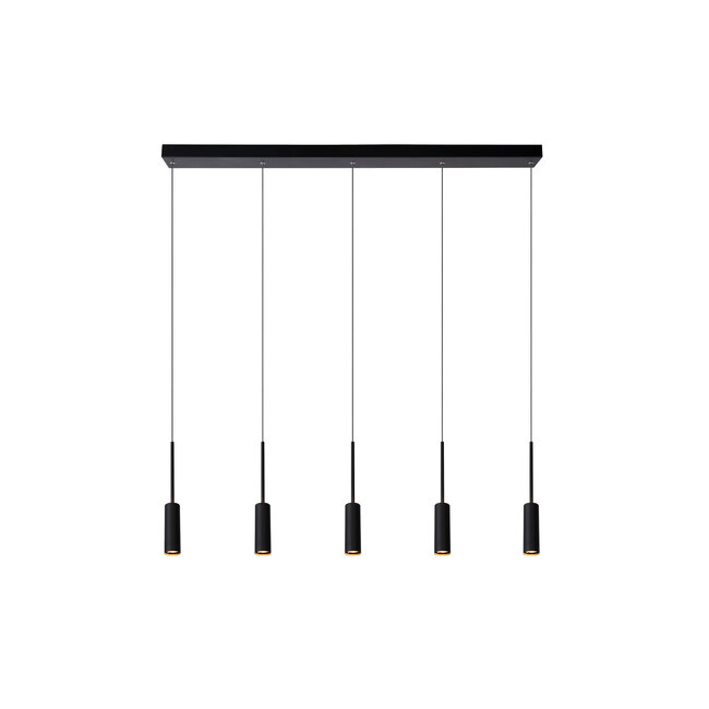 TUBULE - Hanging lamp - LED - 5x7W 2700K - Black - 24401/35/30