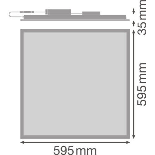 domæne fingeraftryk skilsmisse OSRAM LEDVANCE Performance LED panel 600 x 600 mm 36W 4320Lm -  perfectlights.be