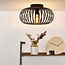 MANUELA - Ceiling lamp - Ø 40 cm - 1xE27 - Black - 78174/40/30