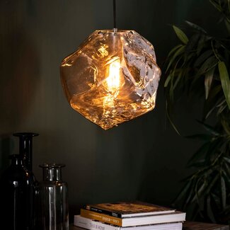 LioLights Hanging lamp 1L rock chromed