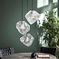 Hanging lamp 3L rock clear stepped