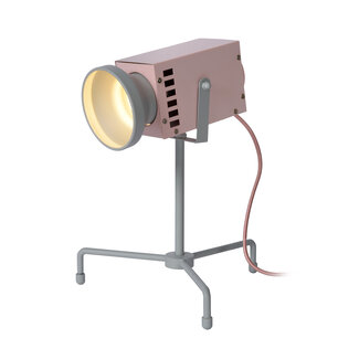 Lucide BEAMER - Lampe à poser Chambre d'enfant - LED - 1x3W 3000K - Rose - 05534/03/66