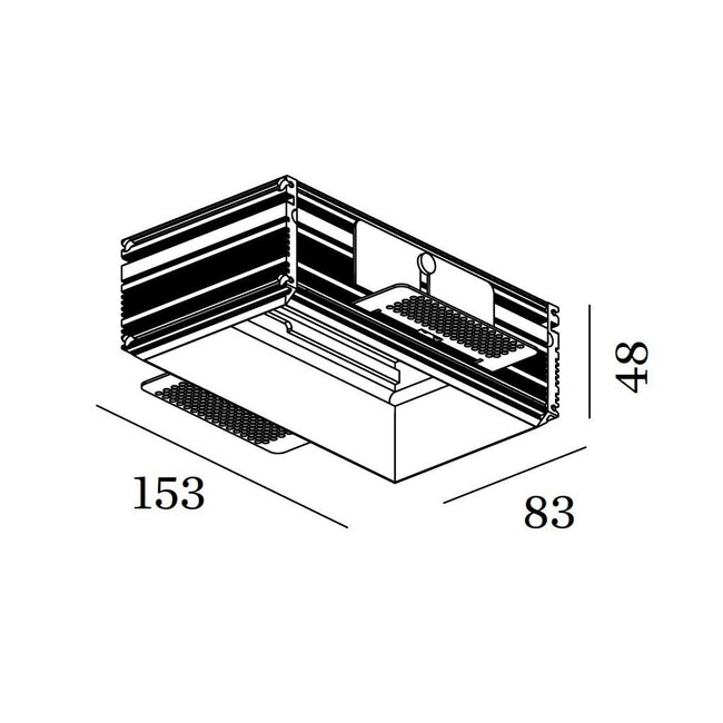 Strange/Sneak 2.0 Plaasterkit Alu Trimless Aluminium