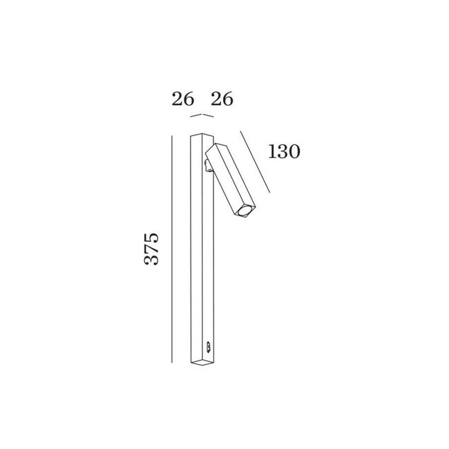 LED wandspot Mick Snooze 1.0