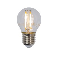LED BULB - Filament lamp - Ø 4,5 cm - LED Dim. - E27 - 1x4W 2700K - Transparent
