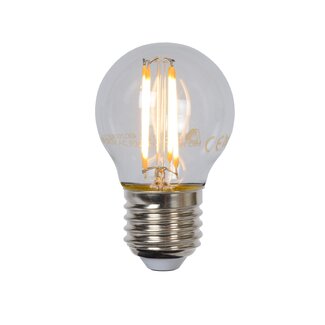 Lucide LED BULB - Filament lamp - Ø 4,5 cm - LED Dim. - E27 - 1x4W 2700K - Transparent