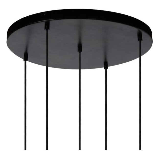 JOANET - Hanging lamp - Ø 66 cm - 5xE27 - Fumé - 45494/15/65