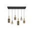 JOANET - Lampe à suspension - 6xE27 - Fumé - 45494/06/65