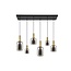 JOANET - Hanglamp - 6xE27 - Fumé - 45494/06/65