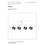 MAREN - Spot plafond - 4xE14 - Noir - 77978/04/30
