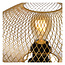 MESH - Lampe à poser - Ø 30 cm - 1xE27 - Or mat / Laiton - 21523/01/02
