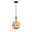 JOVA - Hanging lamp - Ø 4,6 cm - 1xE27 - Matt Gold / Brass - 08426/01/02