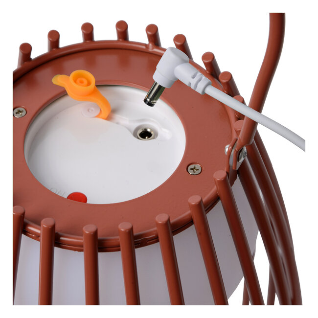 FJARA - Tafellamp Buiten - Ø 17,5 cm - LED Dimb. - 1x0,3W 3200K - IP44 - Roestbruin - 06801/01/97