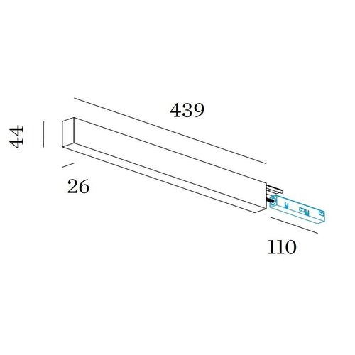 Wever & Ducré Strex Railaansluitdoos + voeding 150W 48Vdc Wever & Ducré Strex Railaansluitdoos + voeding 150W 48Vdc