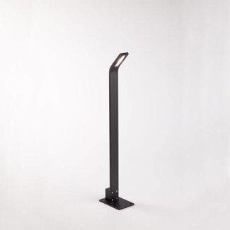 Absinthe LED bollard 60cm Lattice Matt Black