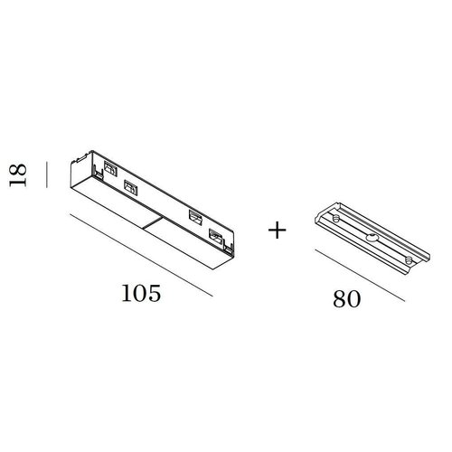 Wever & Ducré Strex Elektrische / Mechanische aansluiting Wever & Ducré Strex Elektrische / Mechanische aansluiting