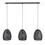 Liolights Hanging lamp 3xØ26 Armor Oval