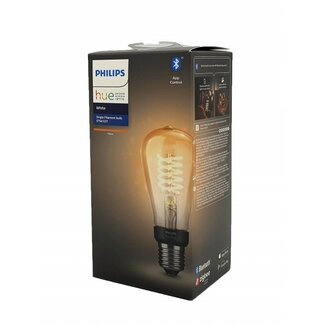 Philips HUE White filament lamp ST64 E27 Edison with visible filament