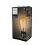 HUE Lampe à incandescence blanche ST64 E27 Edison avec filament visible