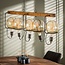 Liolights Saturn Wood Hanging lamp incl. 5 x Ø20cm LED light source