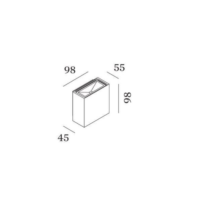 Central 1.0 LED wall lamp