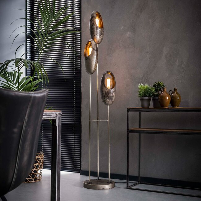 Floor lamp Ziso 3x open eye stepped