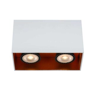 Lucide BIDO - Ceiling spotlight - 2xGU10 - White - 22966/02/31