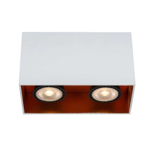 Lucide BIDO - Plafondspot - 2xGU10 - Wit - 22966/02/31 Lucide BIDO - Plafondspot - 2xGU10 - Wit - 22966/02/31