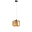 Pendant lamp PRESTON amber glass