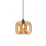 Pendant lamp PRESTON amber glass