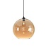 Hanging lamp MARINO amber glass 40cm