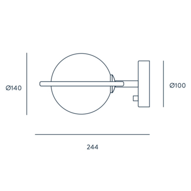 LED Wall Lamp ABBACUS