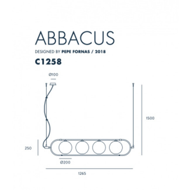 Aromas LED Pendant Lamp ABBACUS